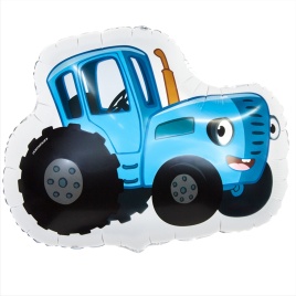 Шар фольгированный фигура Синий трактор 26"/66 см Fa