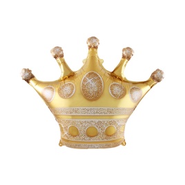 Шар фольгированный фигура, Золотая корона 28"/71 см Fa