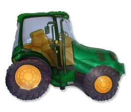 Шар фольгированный фигура Трактор зеленый 37"/94 см FM